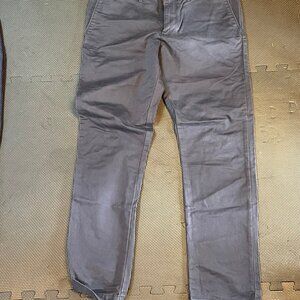 JCrew navy blue mens cotton pants 31 x 30 slim